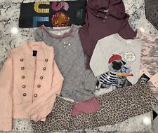 Lote 7 Peças - Jaqueta Militar Infantil Gap Menina, Vestido Annie, Jeans Cheetah, 4 Tops comprar usado  Enviando para Brazil
