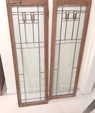 Pair antique leaded for sale  Oak Park