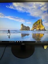 Monitor plano LCD AOC E2470SWHE 23,6" FHD 1920x1080 resolução, monitor preto comprar usado  Enviando para Brazil