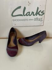 Clarks mauve leather for sale  CARDIGAN
