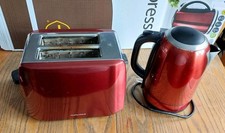 Juego de hervidor y tostadora Morphy Richards. Rojo metálico. Tostadora de 2 rebanadas. 1,7 ltr segunda mano  Embacar hacia Mexico