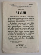 Volantino comitato provvisorio usato  Milano