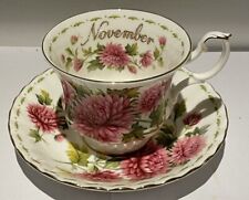 royal albert month cup saucer for sale  SUNBURY-ON-THAMES