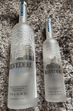 Belvedere vodka bottles for sale  SOUTHEND-ON-SEA