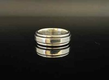 Anello rotante argento usato  Spedire a Italy