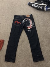 Evisu men jeans for sale  ROMSEY