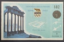 Ingresso usado para Jogos Olímpicos Roma 1960 Itália comprar usado  Enviando para Brazil