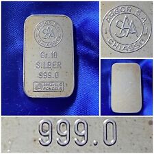 Lingot argent pur d'occasion  Saint-Genis-Pouilly