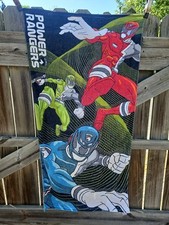 Toalhas vintage Power Rangers Space Police SPD Disney Store exclusivas 30x60 comprar usado  Enviando para Brazil