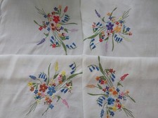 Vintage floral embroidered for sale  BIRMINGHAM