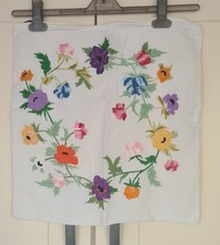 Hand embroidered anemones for sale  SWINDON