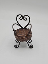 Cadeira com encosto de arame vintage móveis em miniatura para casa de bonecas escala 1:12 rolo de ferro comprar usado  Enviando para Brazil