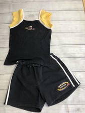Conjunto de shorts de corrida vintage Caterpillar feminino pequeno campeão de corrida anos 90 comprar usado  Enviando para Brazil