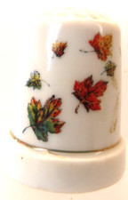 Thimble porcelain sewing d'occasion  Expédié en Belgium