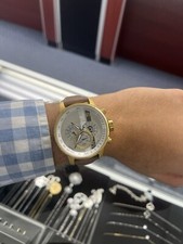 Invicta relógio cronógrafo tom dourado face grande 48 mm estado perfeito modelo 19287 comprar usado  Enviando para Brazil