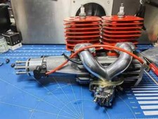 Motor a gasolina 3W 80R2 80cc 2 cilindros 2 tempos em linha para GRANDE AVIÃO DE CONTROLE REMOTO NOVO, usado comprar usado  Enviando para Brazil