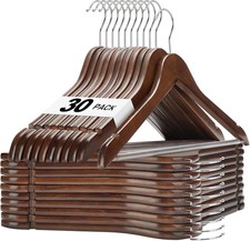 Walnut wooden hangers for sale  USA
