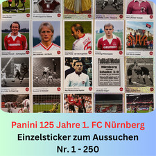 Usado, Panini 125 Jahre DER CLUB 1.FC Nürnberg 2025 - Einzelsticker 1-250 zum Aussuchen comprar usado  Enviando para Brazil
