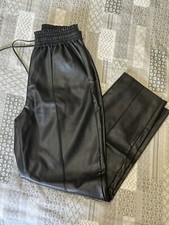 Pantaloni ecopelle grigio usato  Monreale
