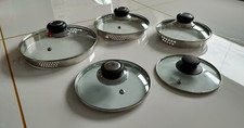Vented glass lids for sale  UK