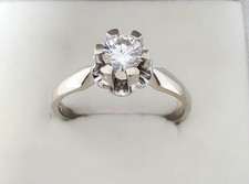 Solitär brillantring weißgol gebraucht kaufen  Möhnesee