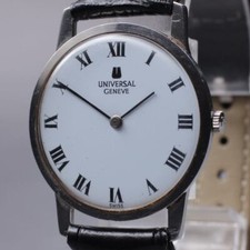 Vintage ◆Exc+5◆ UNIVERSAL GENEVE 842101 Relógio Masculino com Corda Manual Mostrador Romano 31mm, usado comprar usado  Enviando para Brazil