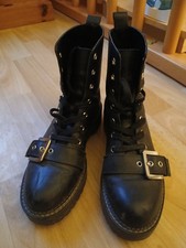 Zara lederstiefel boots gebraucht kaufen  Hiddenhausen