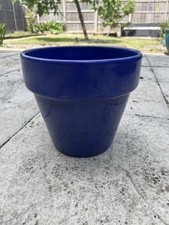 Blue plant pot for sale  HITCHIN