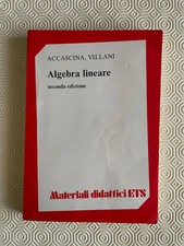 Libro algebra lineare usato  Busseto
