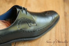 Barker black leather for sale  SUTTON COLDFIELD
