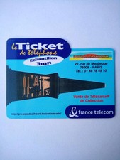 Télécarte ticket téléphone d'occasion  Autun