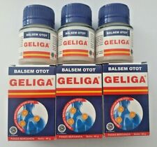 3x Bálsamo Muscular Geliga Balsem Otot Geliga 40gr Alívio da Dor Muscular no Pescoço comprar usado  Enviando para Brazil
