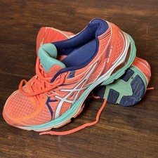 Tênis de corrida Asics feminino Gel-Flux 3 T664N com cadarço cano baixo laranja tamanho 8.5 comprar usado  Enviando para Brazil
