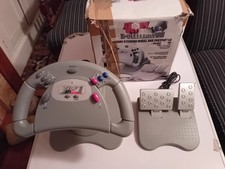 Volante e pedais VRF1 X-Cellerator PlayStation 1 PS1 PS2 N64 Saturn comprar usado  Enviando para Brazil