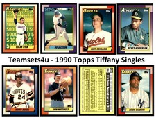 1990 topps tiffany for sale  Phoenix
