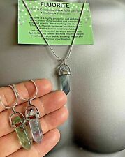 Fluorite chakra pendant for sale  MANCHESTER
