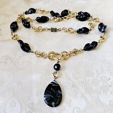 Collier vintage verre d'occasion  Le Luc