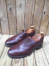 Sapatos sociais masculinos de couro vintage Sanders marrom seixo biqueira Reino Unido 8 L EUA 9 comprar usado Sapatos sociais masculinos de couro vintage Sanders marrom seixo biqueira Reino Unido 8 L EUA 9 comprar usado  Enviando para Brazil