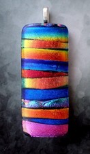 Dichroic glass pendant for sale  CALLINGTON