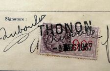 Timbre fiscal lettre d'occasion  Aix-les-Bains