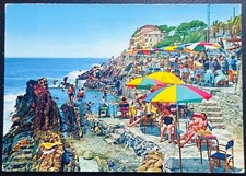 Cartolina nervi scogliera usato  Novara