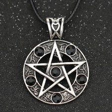 Pentacle pentagram necklace for sale  WOLVERHAMPTON
