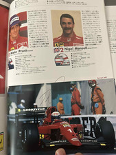 Usado, Ayrton Senna, outros pilotos assinaram o programa GP do Japão 1990. Certificado de autenticidade comprar usado  Enviando para Brazil