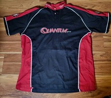 Camisa masculina pesca com mosca XL manga curta botão para cima ventilada Quantum PT preta vermelha comprar usado  Enviando para Brazil