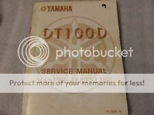 Yamaha dt100d service for sale  BISHOP AUCKLAND