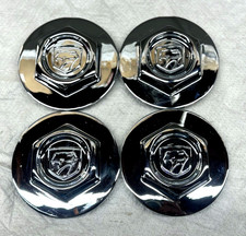 CONJUNTO DE TAMPA CENTRAL DE RODA CROMADA DODGE VIPER FABRICANTE DE EQUIPAMENTO ORIGINAL (4) 1995–1998 RT/10 GTS RARO MOPAR comprar usado  Enviando para Brazil