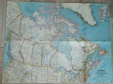 National Geographic Map of Canada. (Dec, 1961) na sprzedaż  PL