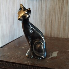 Chat bronze signé d'occasion  Plaintel
