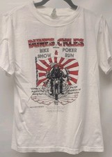 Camiseta Vintage Dunes Cycles Bike Show e Poker Run Tamanho Pequeno comprar usado Camiseta Vintage Dunes Cycles Bike Show e Poker Run Tamanho Pequeno comprar usado  Enviando para Brazil