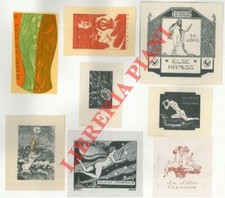 Exlibris erotici nudi usato  Italia